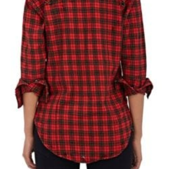 NSF Plaid Button Front Shirt nwot - Picture 3 of 4